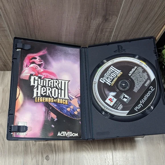 PlayStation 2 Games (3) Guitar Hero, Guitar Hero III, & METALLICA